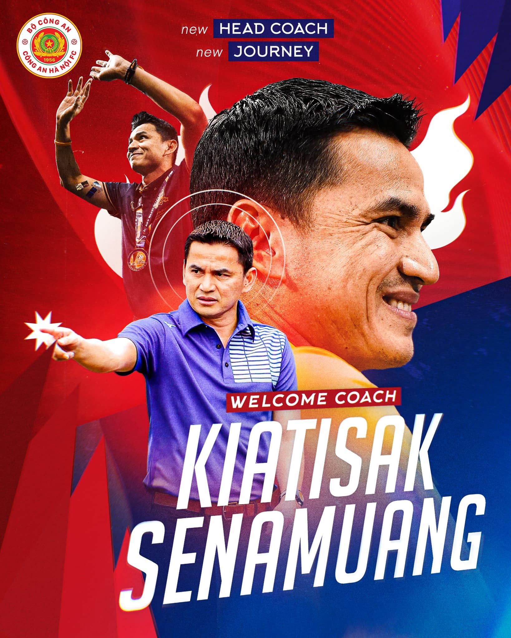 CLB Công an Hà Nội công bố huấn luyện viên trưởng