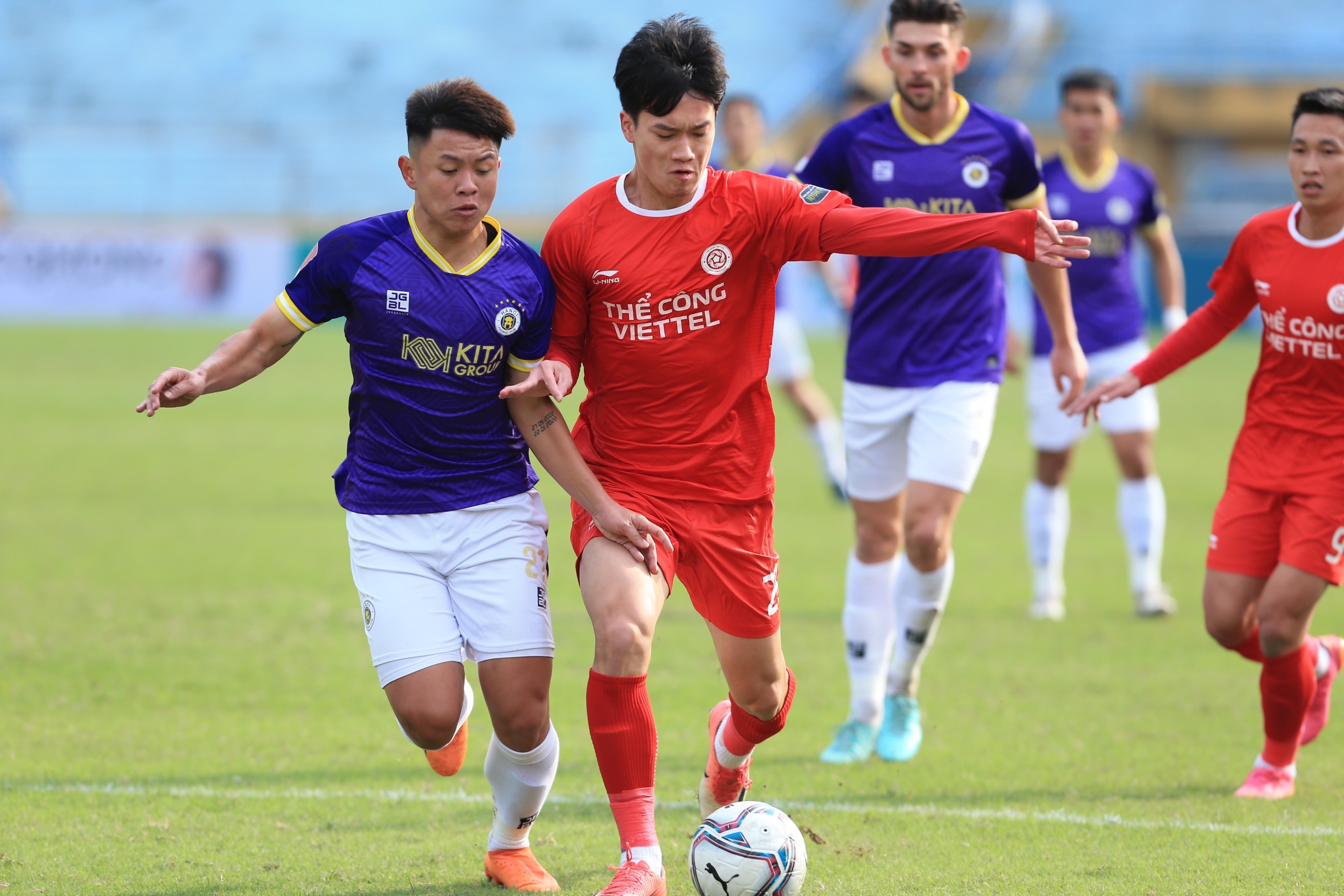Thể Công - Viettel đánh bại Hà Nội FC tại Hana Play Cup 2024