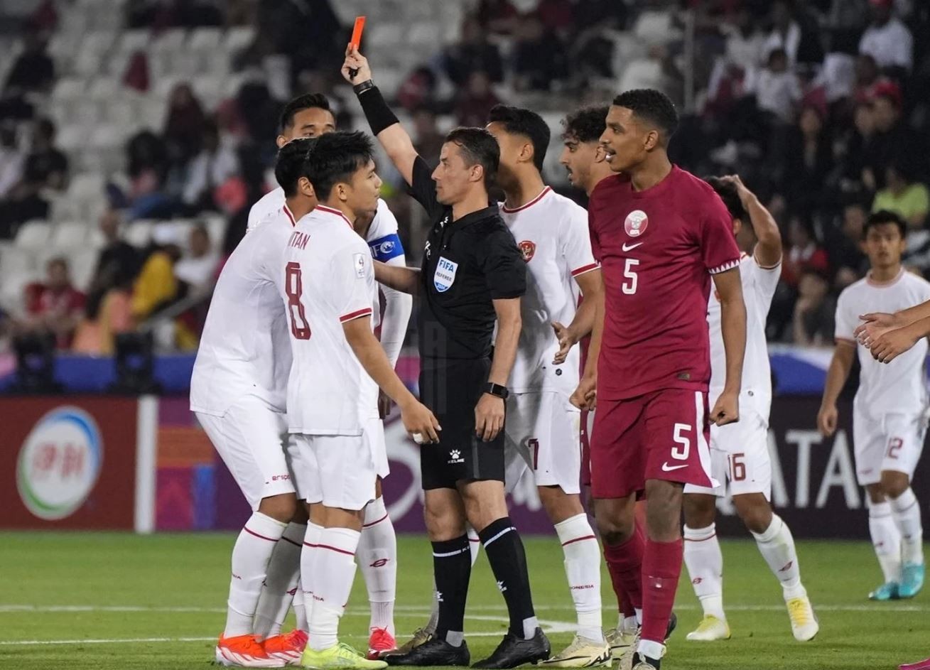 Giải U23 châu Á 2024 thiết lập kỷ lục đáng buồn: 100% trận đấu có thẻ đỏ