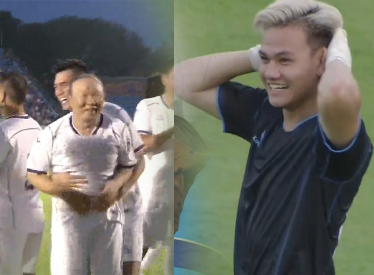 Hồ Tấn Tài mắc lỗi khó tin khi làm... thủ môn, bị HLV Park Hang Seo chọc thủng lưới