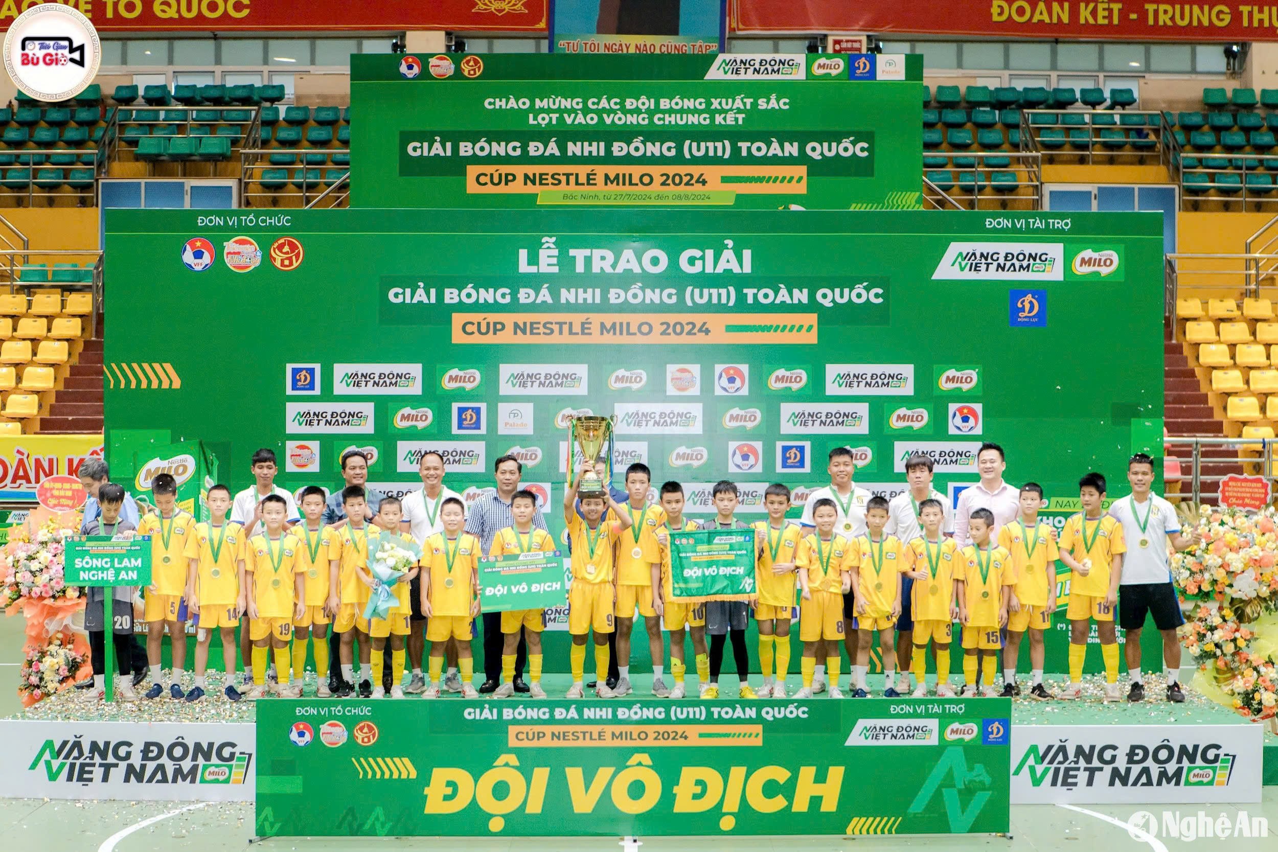 SLNA khiếu nại vụ gian lận tuổi ở đội U11