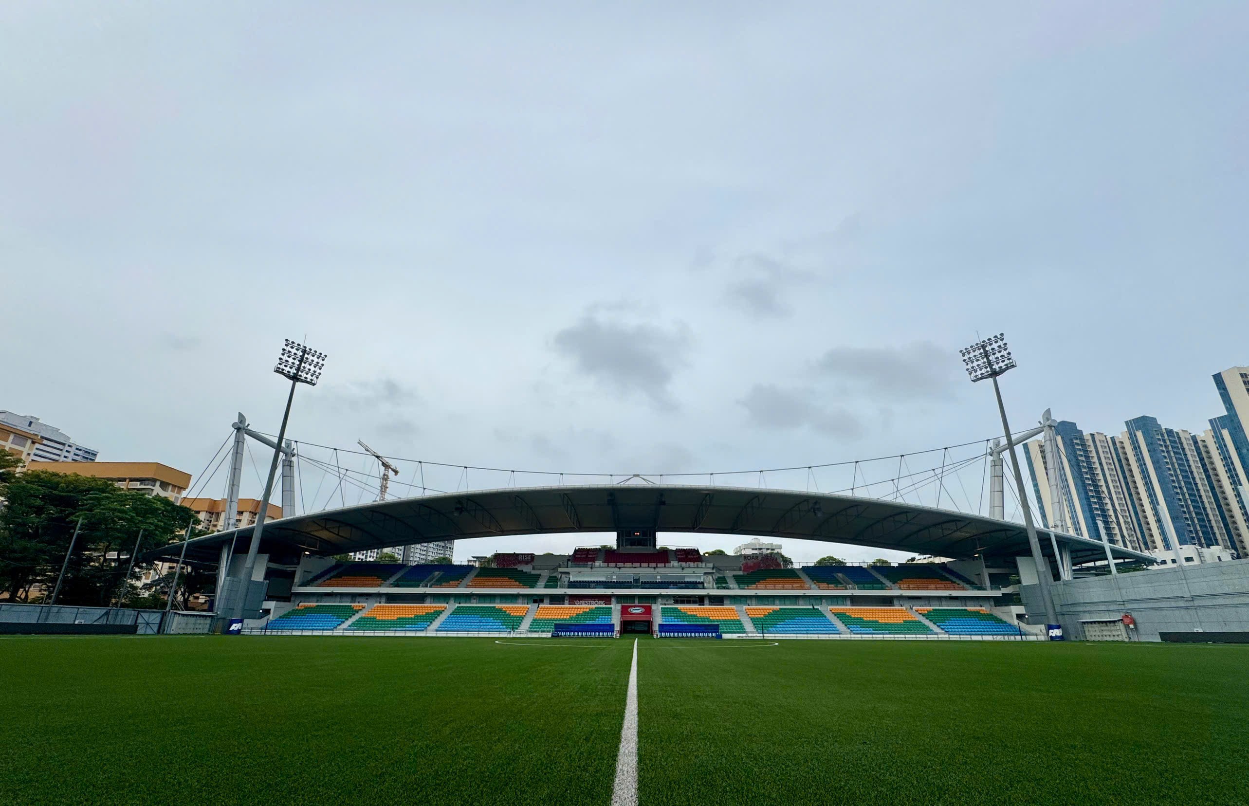 Cận cảnh sân Jalan Besar nơi diễn ra trận đấu giữa Việt Nam và Singapore