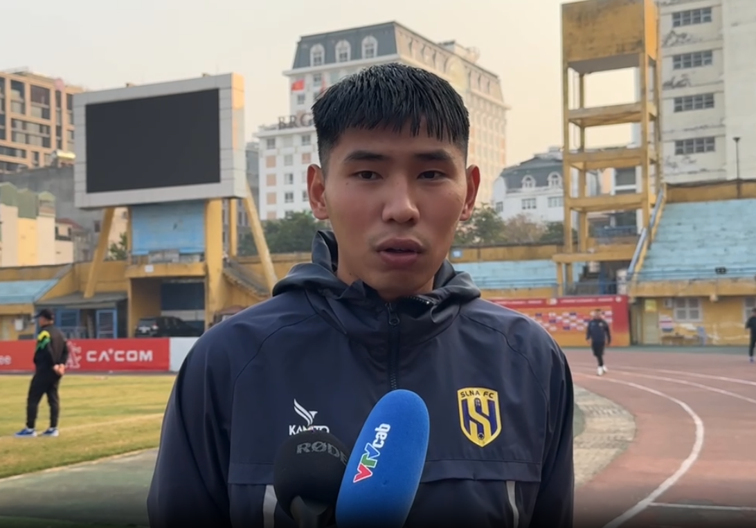 Tiền vệ SLNA tự tin tạo nên bất ngờ trước CAHN