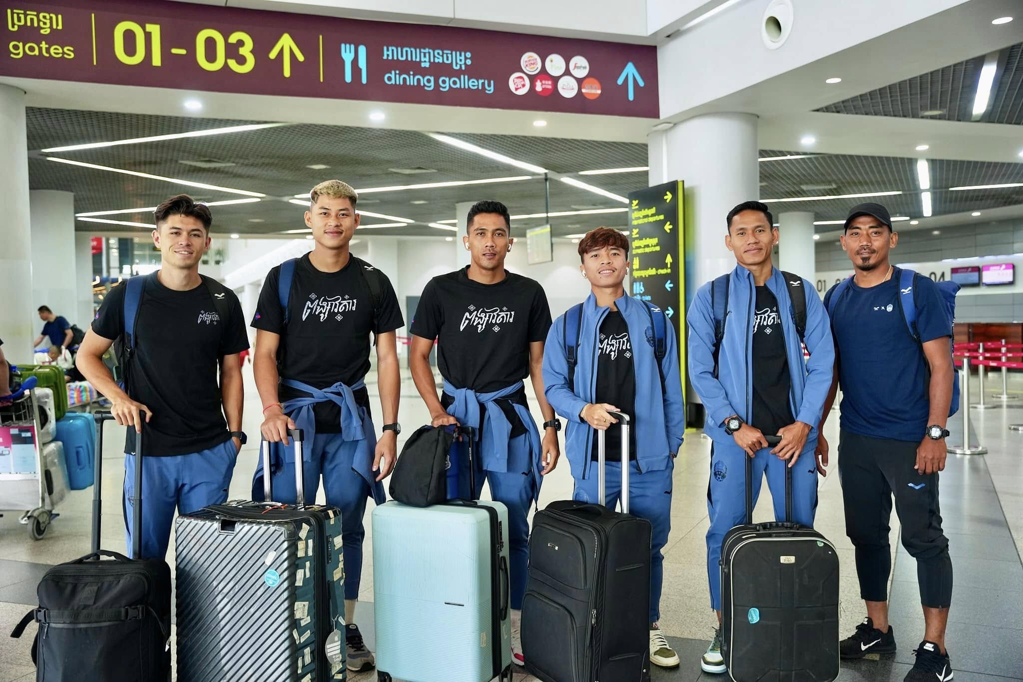 ĐT Campuchia hành quân sang Việt Nam với đầy đủ "binh hùng tướng mạnh"