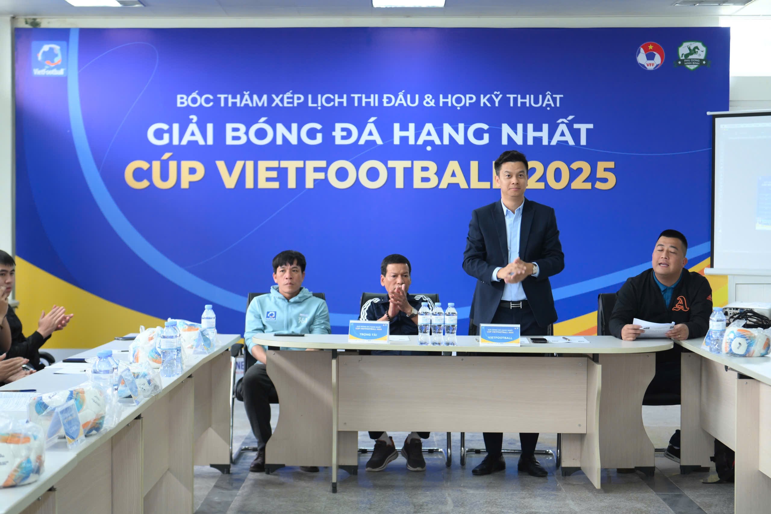 Giải hạng Nhất – Cúp VietFootball 2025: Xác định bảng đấu, sẵn sàng khởi tranh