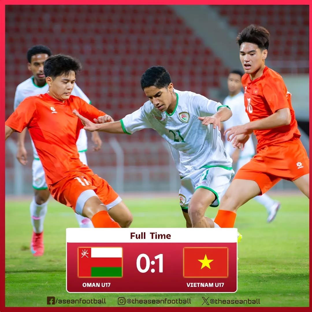 Thắng Oman hai lần liên tiếp, U17 Việt Nam gửi thông điệp mạnh mẽ trước VCK U17 châu Á