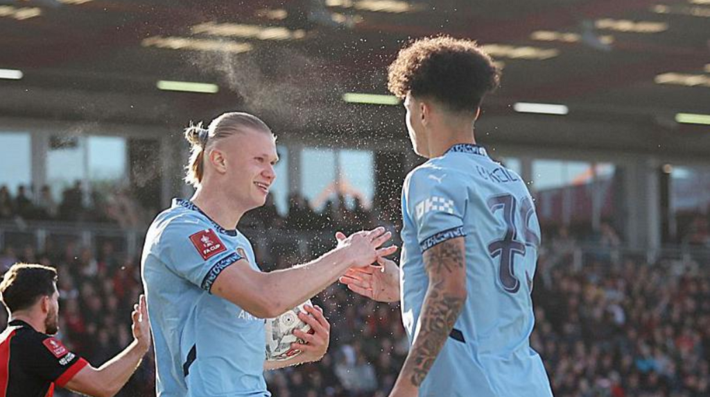 Haaland tái hiện kỉ lục của huyền thoại MU