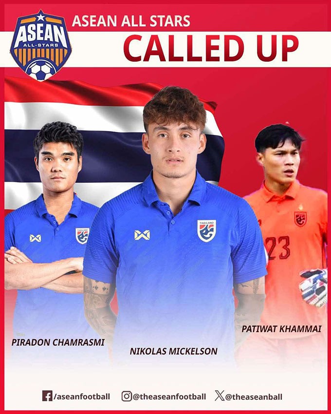 Danh sách đội tuyển Ngôi sao Đông Nam Á: Supachok, Chanathip vắng mặt