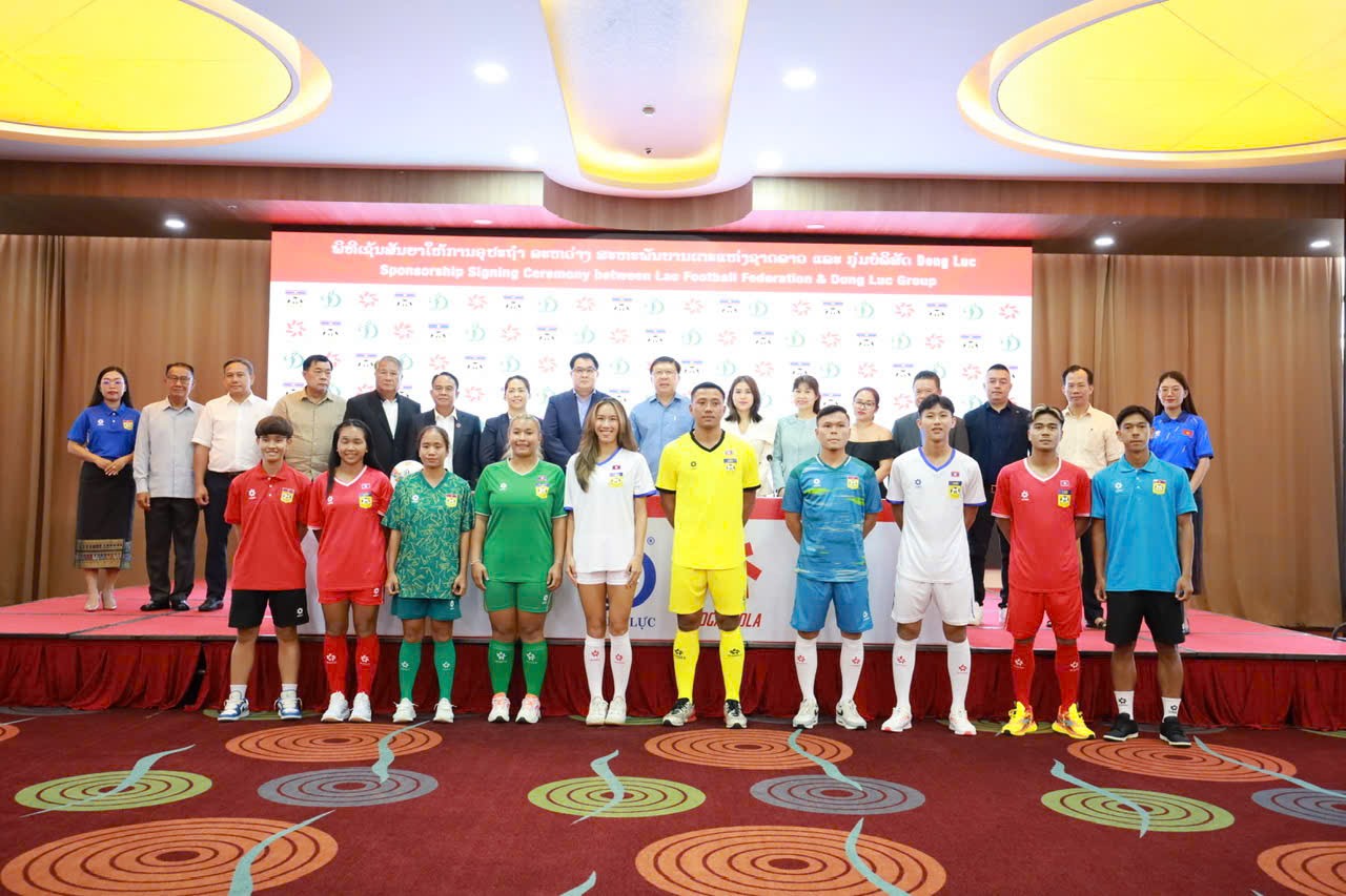 Tập đoàn Động Lực tài trợ dài hạn cho Liên đoàn Bóng đá Lào