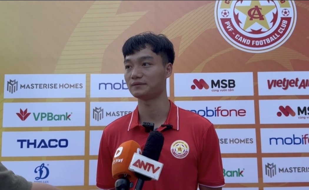 Tiền vệ Xuân Bắc tự tin thể hiện bản thân tại V-League 2025/26