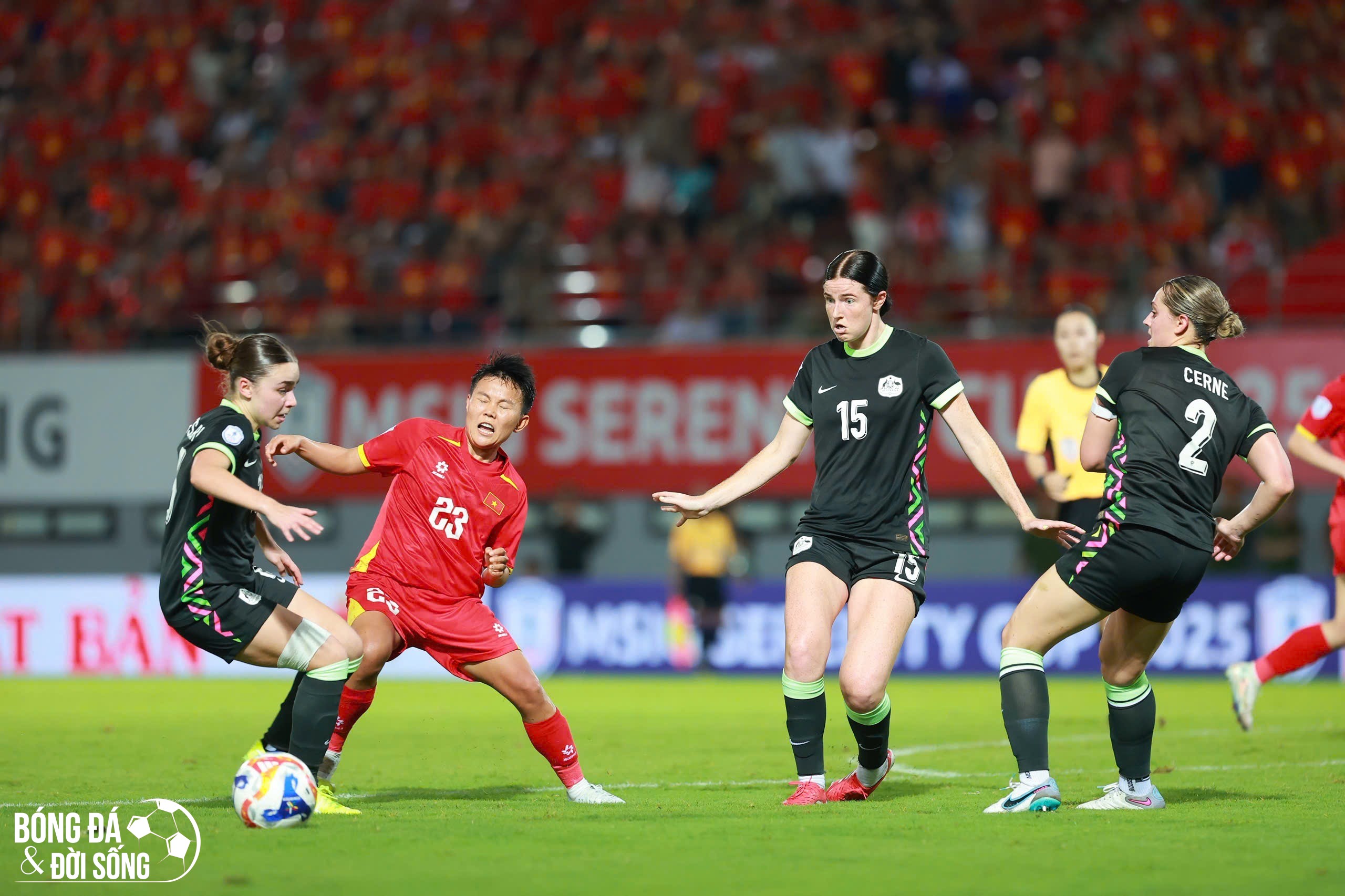 Thua sát nút Australia, ĐT nữ Việt Nam lỡ hẹn ngôi vương Đông Nam Á 2025