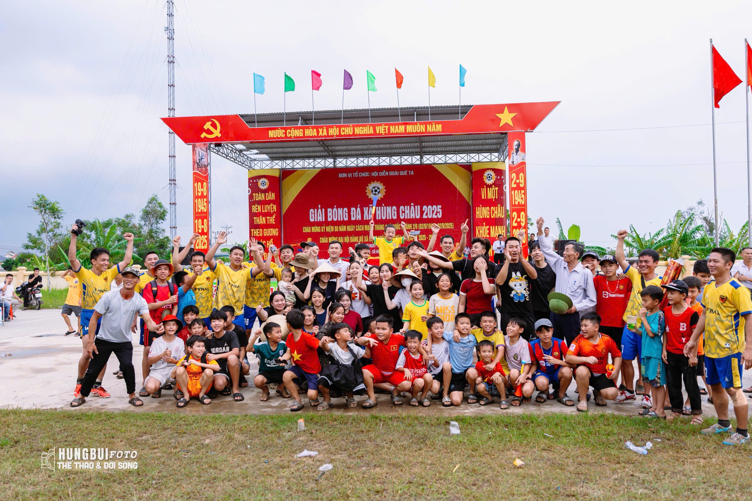 FC Đại Đồng vô địch Giải bóng đá xã Hùng Châu sau loạt luân lưu nghẹt thở