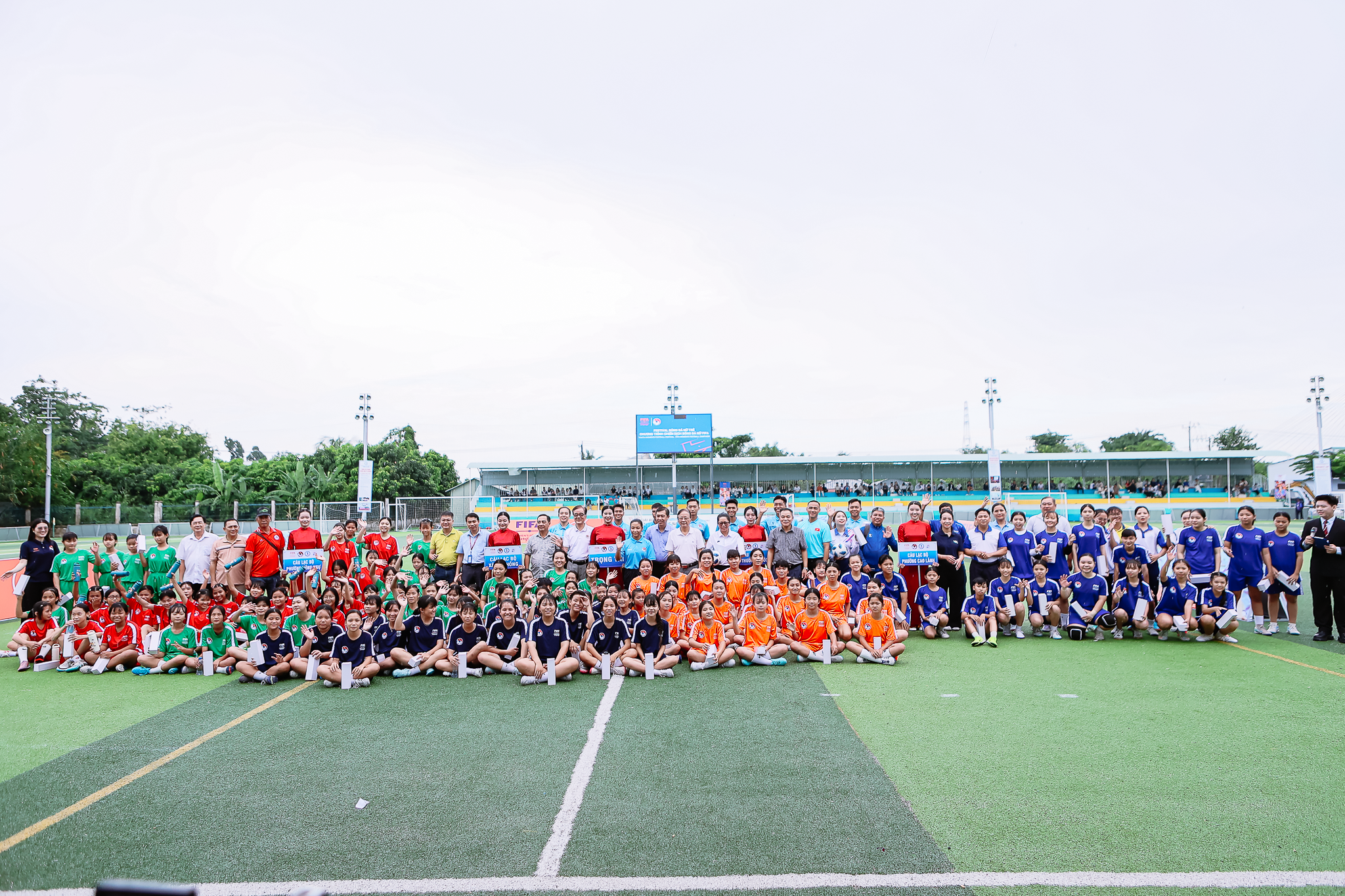Festival bóng đá nữ trẻ 2026 lan tỏa đam mê tại Đồng Tháp