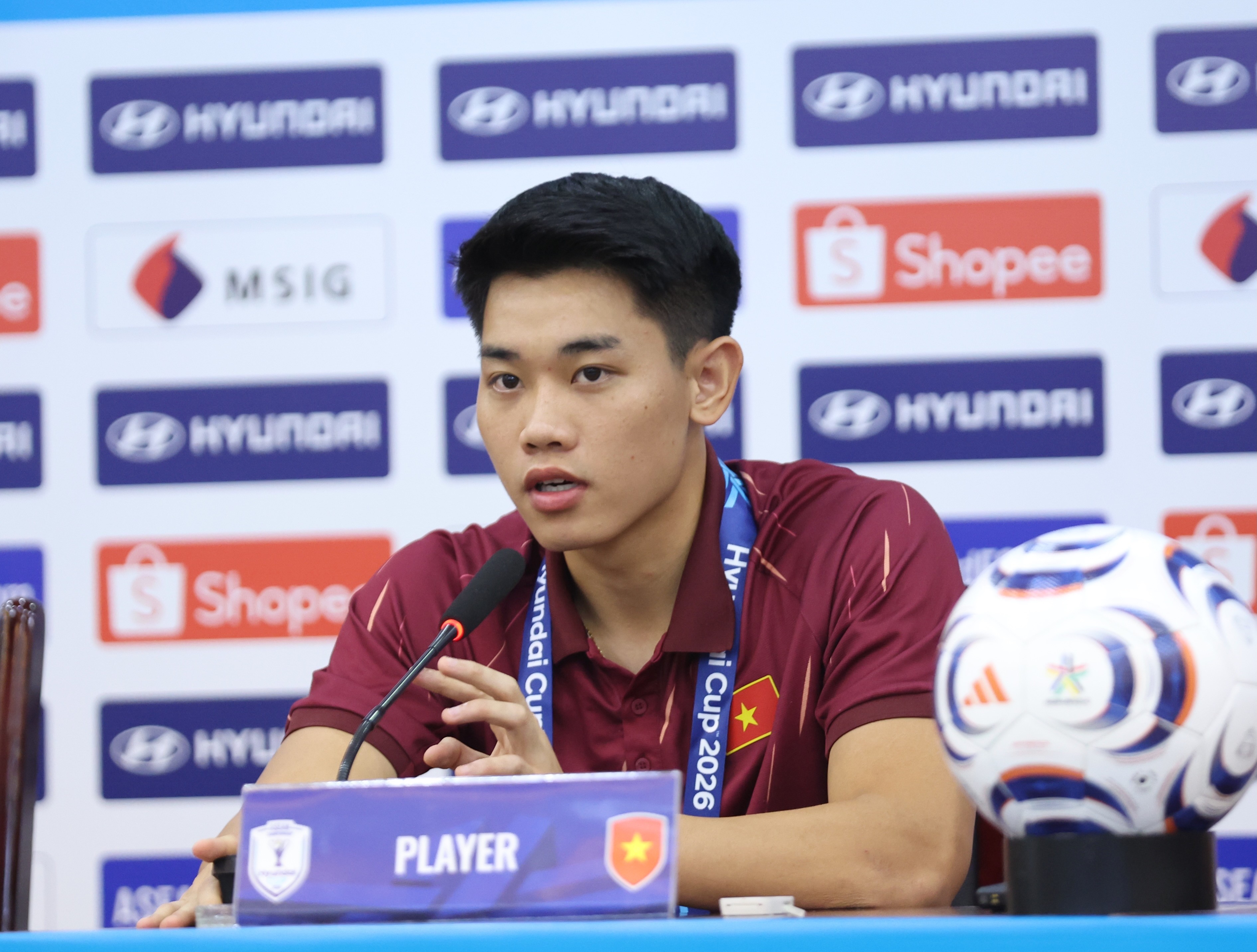 Tiền đạo Đình Bắc: "Chỉ cần đội tuyển thắng, tôi ghi bàn hay không đều hạnh phúc"