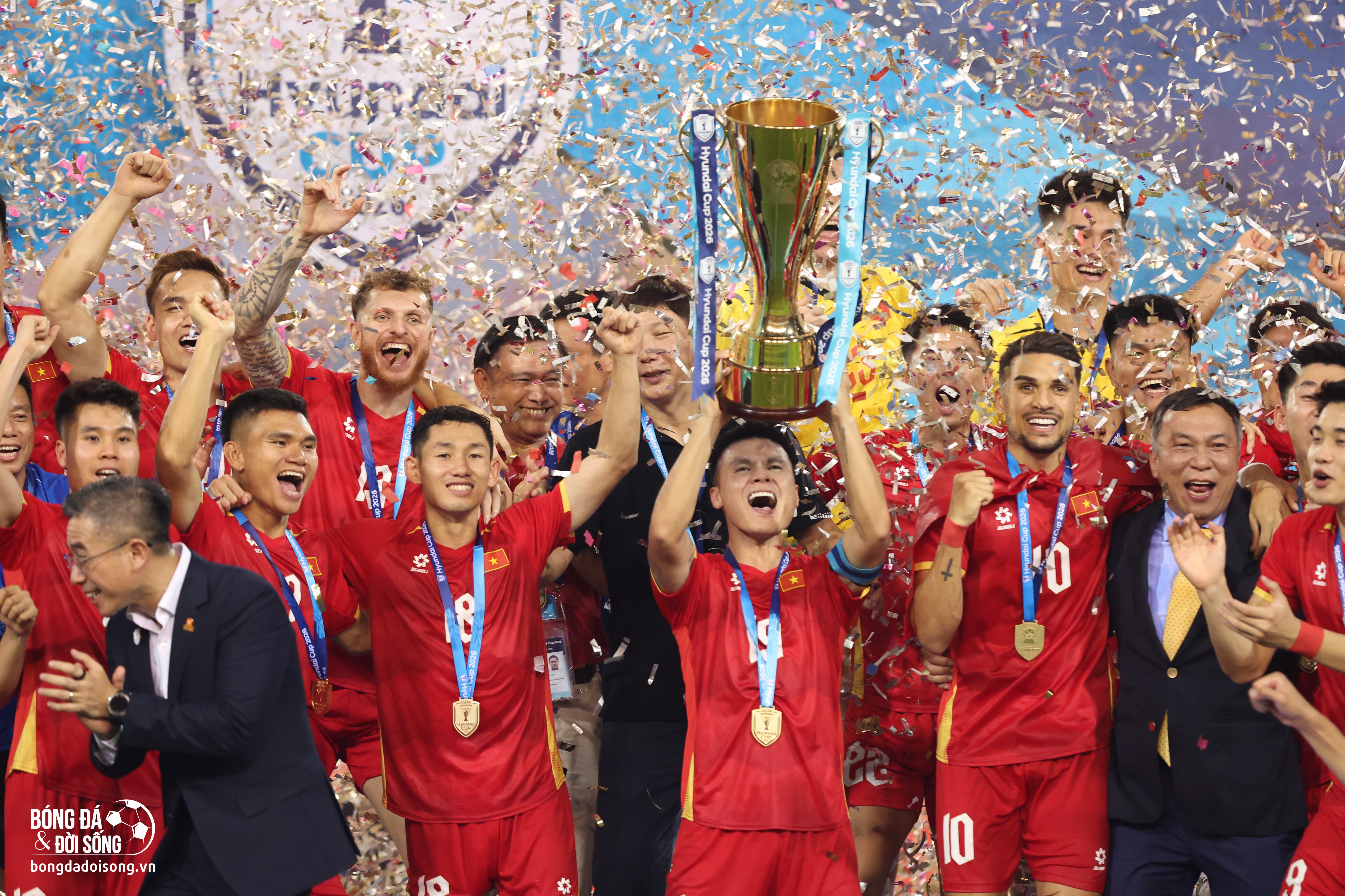 Tuyển Việt Nam nhận gần 30 tỉ đồng tiền thưởng sau chức vô địch ASEAN Cup 2026