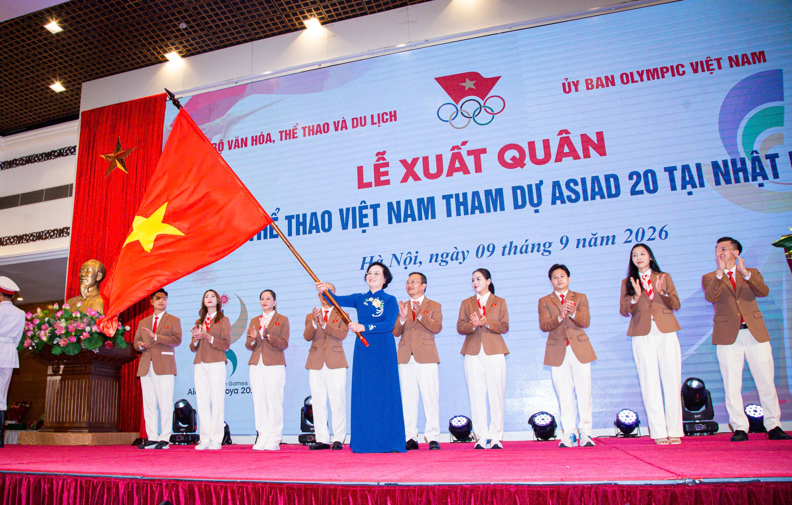 Đoàn thể thao Việt Nam xuất quân dự ASIAD 20, quyết tâm giành trên 4 HCV