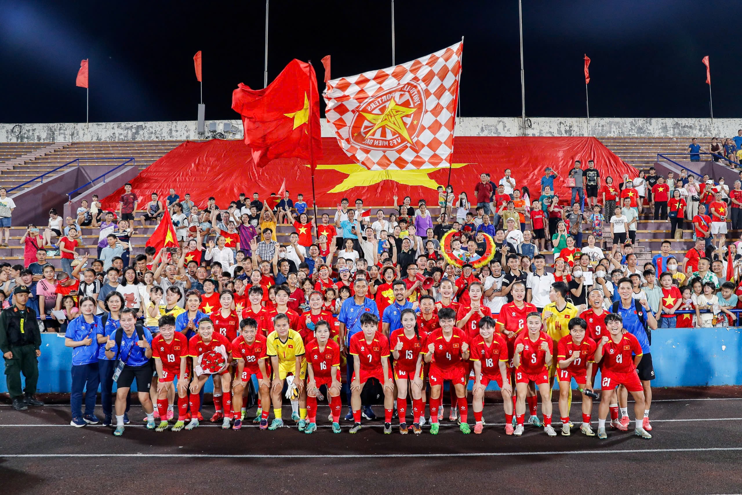 Tuyển nữ Việt Nam ghi dấu ấn đẹp với AFC tại vòng loại Asian Cup 2026