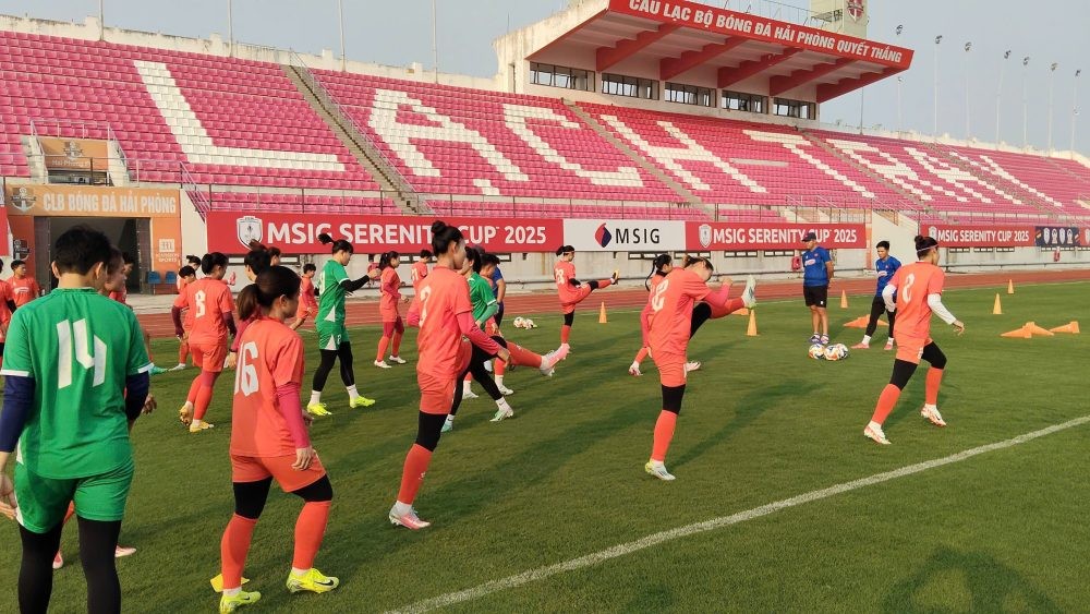 Tuyển nữ Việt Nam sẵn sàng chinh phục giải Đông Nam Á 2025