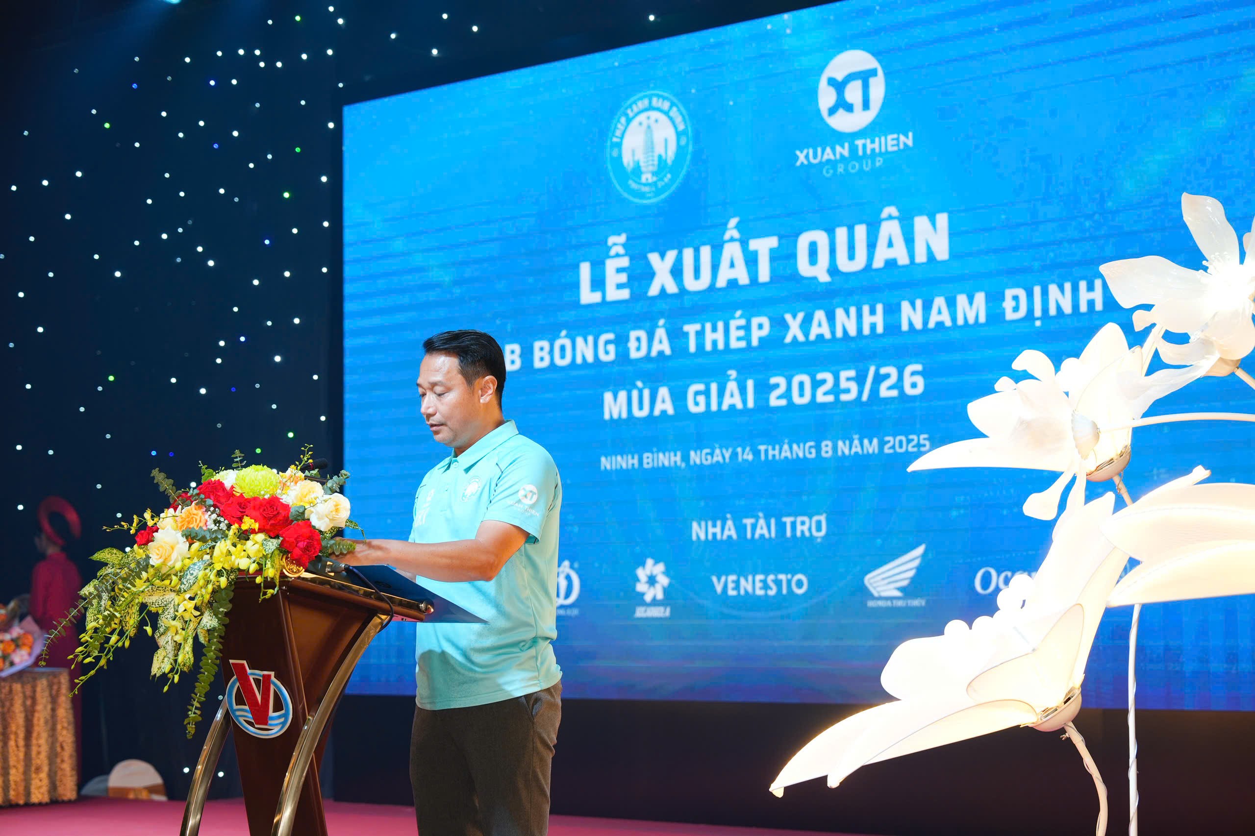 CLB Thép Xanh Nam Định xuất quân, đặt mục tiêu bảo vệ ngôi vương V-League