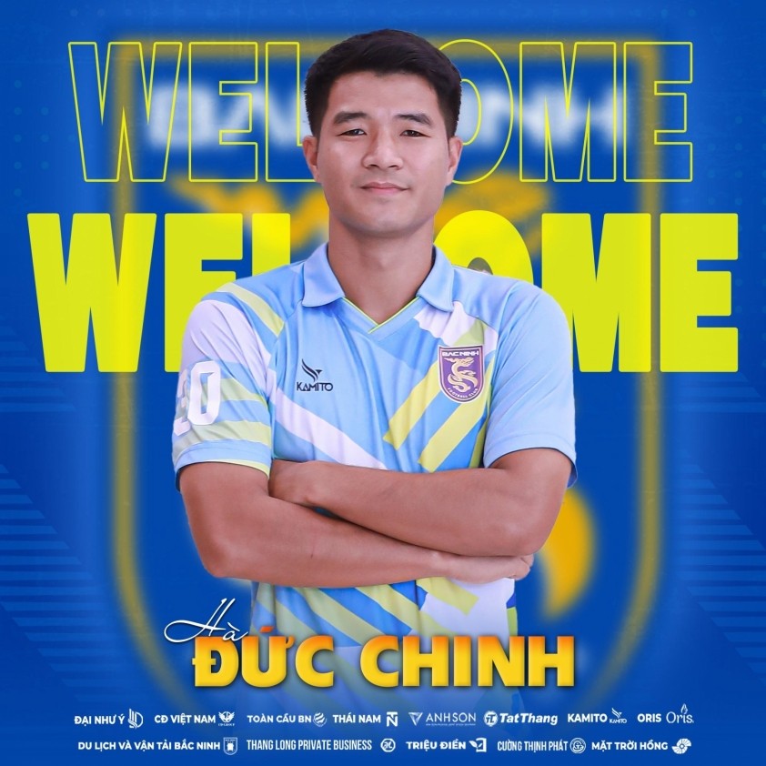 Tiền đạo Hà Đức Chinh cập bên đại gia hạng Nhất QG