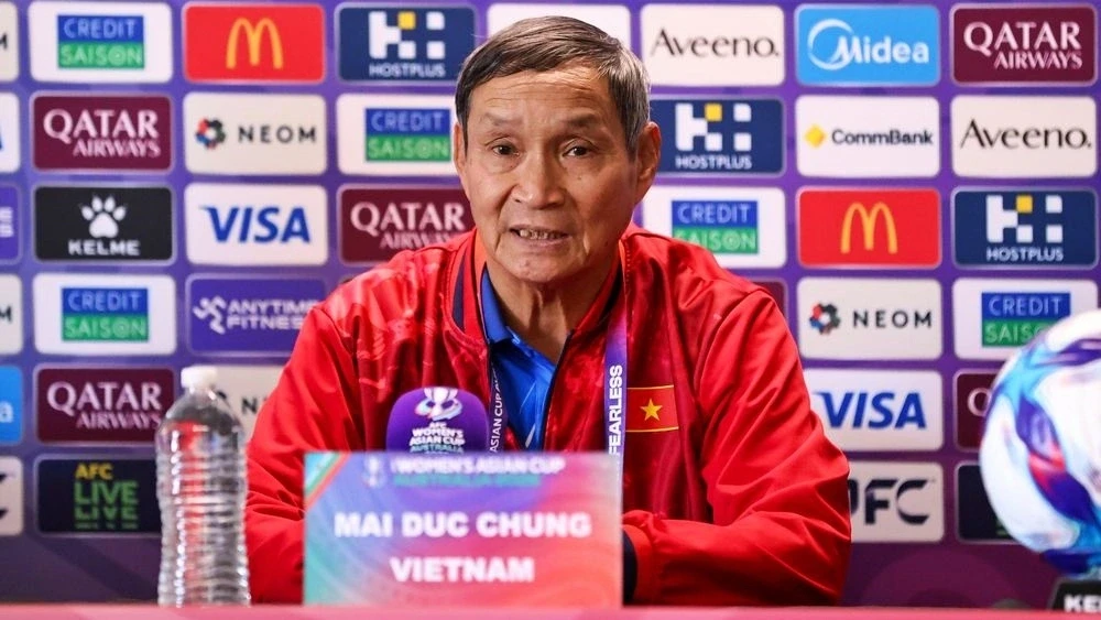 HLV Mai Đức Chung bày tỏ khó khăn trước trận gặp Đài Bắc Trung Hoa