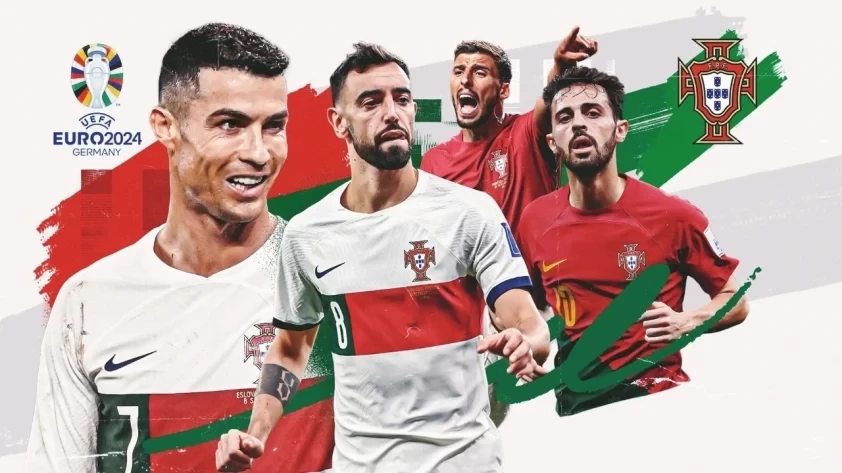 Đội tuyển Bồ Đào Nha đã công bố danh sách cầu thủ tham dự EURO 2024: Cristiano Ronaldo dẫn dắt hàng công.