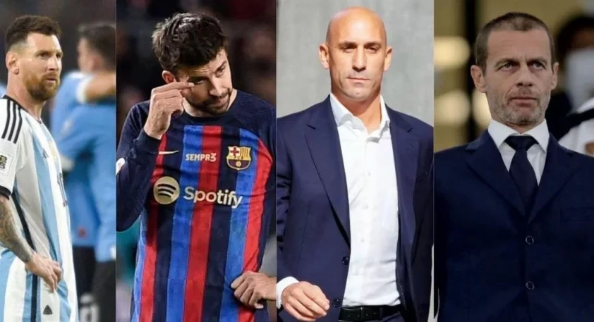 Messi, Pique, Rubiales và Ceferin bị nghi ngờ tham ô