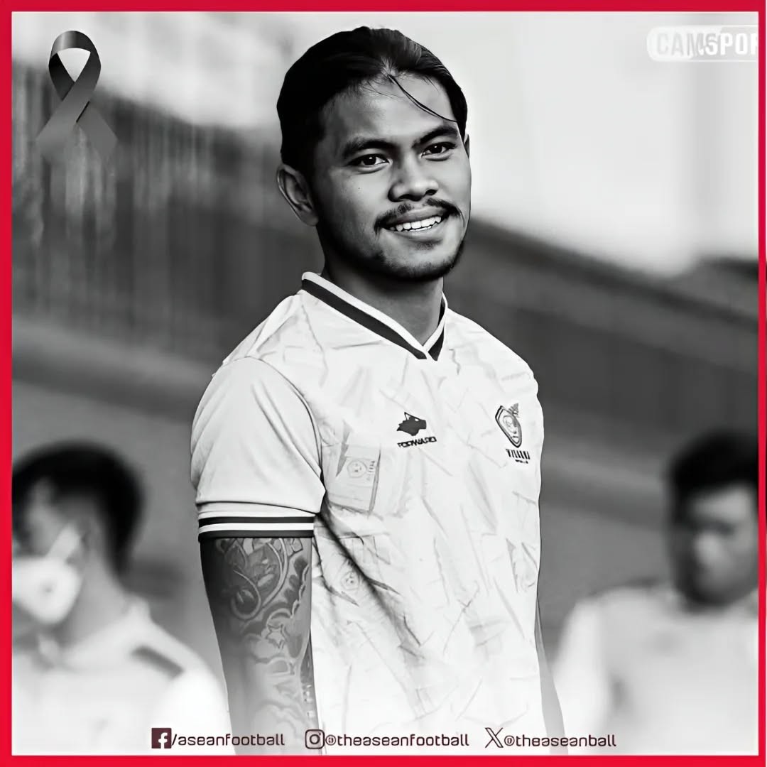 Trung vệ ĐTQG Campuchia qua đời vì tai nạn giao thông