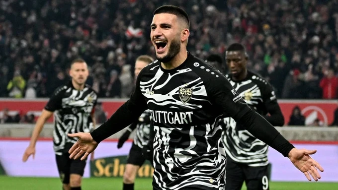 Cặp tiền đạo Deniz Undav – Serhou Guirassy giúp Stuttgart thắng trận thứ 3 liên tiếp