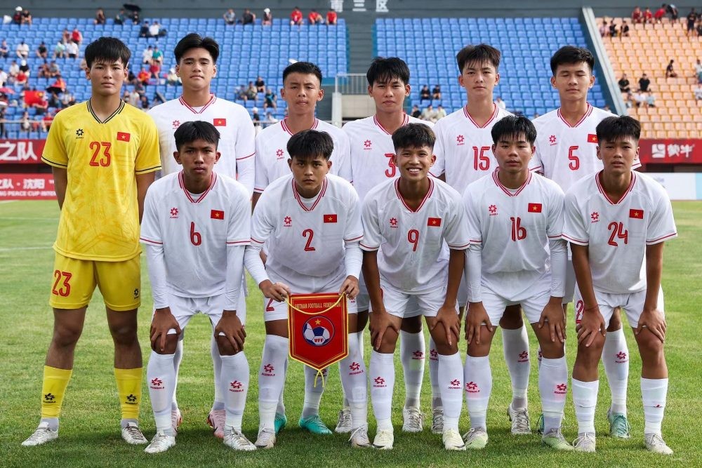 U16 Việt Nam thua đậm Trung Quốc 4 bàn không gỡ