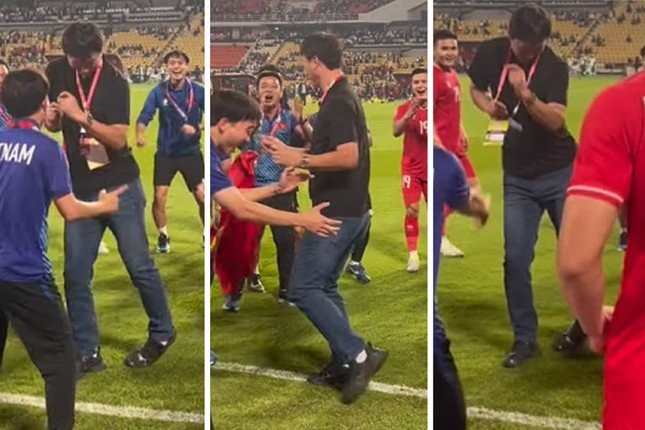 HLV Kim Sang Sik: "Tôi muốn nhảy với Nguyễn Xuân Son, nhưng cậu ấy lại chấn thương"